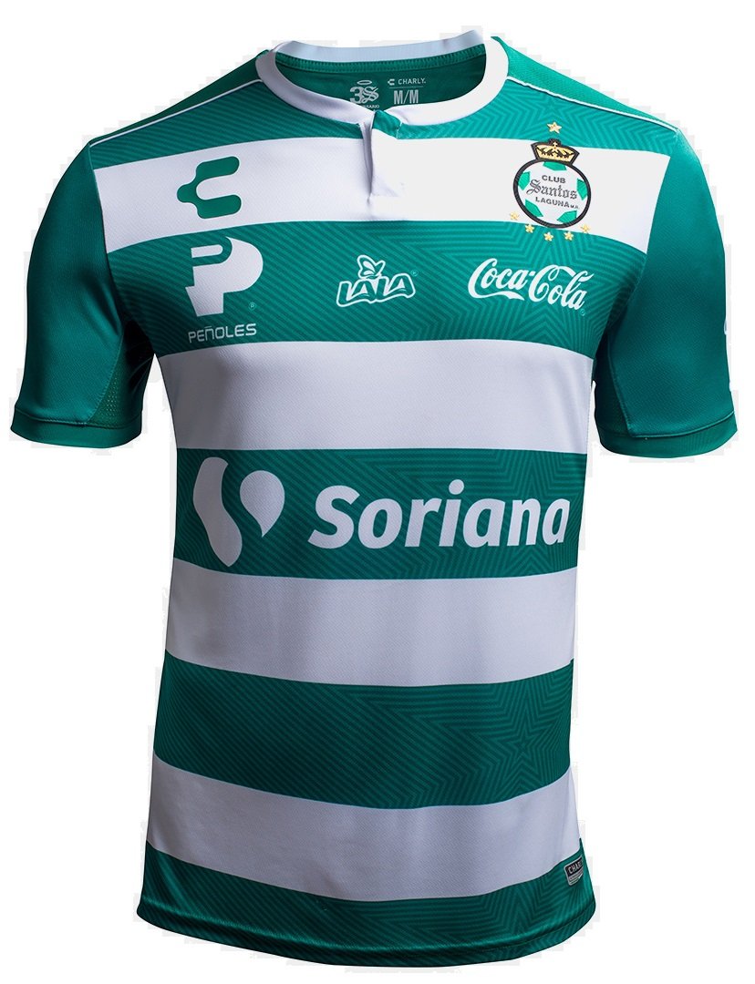 Camisa oficial Charly Santos Laguna 2018 2019 I jogador